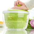 OLOEY Vegetable Washer Kitchen Food Fruit Vegetable Dehydrator Dryer Plastic Manual Salad Spinner Colander Basket Storage Drying