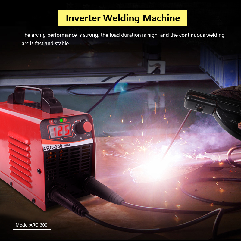 Handskit Welding Machine ARC-300 welding inverter Portable Electric Welder Semiautomatic Welding Reverse Welder welding machine
