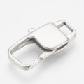 2pcs Stainless Steel Lobster Claw Clasps Hook for jewelry making Connector Accessories, Stainless Steel Color