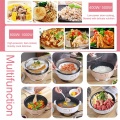 220V Mini Rice Cooker Electric cooker Multi Electric Cooking Machine Single/Double Layer Hot Pot Rice Cooker Non-stick pan 100