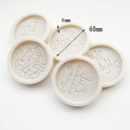New round cake chocolate decoration mold Sugarcraft Flower silicone mold DIY candy cookie tool