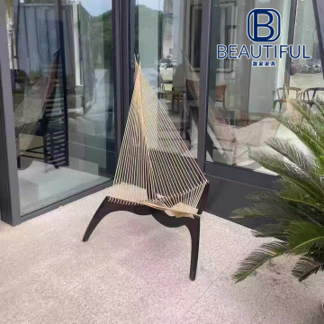 Liangjia ash wood harp chair