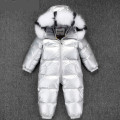 -30 Russian Winter Snowsuit 2019 Boy Baby Jacket 90% Duck Down Outdoor Infant Clothes Girls Climbing For Boys Kids Jumpsuit 2~5y