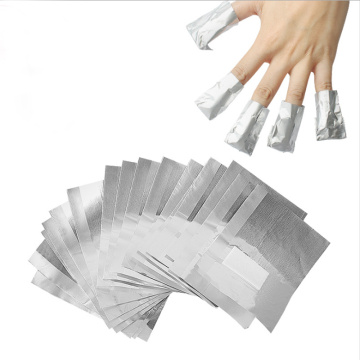50pcs/lot Aluminium Foil Remover Wraps Nail Art Soak Off Acrylic Gel Nail Polish Removal Makeup Tool Easy Cleaner Gel Nail