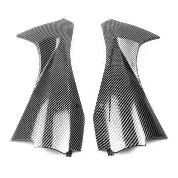 Motorcycle Fairing Air Duct Side Cover ABS Plastic Carbon Fiber For Yamaha YZF-R6 YZF R6 2006 2007