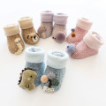 Winter Coral Fleece Thicken Newborn Baby Socks Toddler Baby Girls Boys Socks Anti Slip Soft Baby Socks Warm Clothes Accessories
