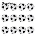MagiDeal High Quality 12Pcs 36mm Plastic Mini Soccer Table Foosball Ball Durable Table Child Game Gift Toy Accessory Black White