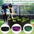 Large Fabric Raised Garden Planting Grow Bed Vegetable Planter Grow Bed Box Breathable Felt Fabric Planter For Plants Nursery