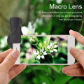 2-in-1 Mobile Phone Lenses Kits 0.45X Wide Angle Lens & 12.5X Super Macro HD Camera Lens Universal for iPhone XR 8 Android Phone