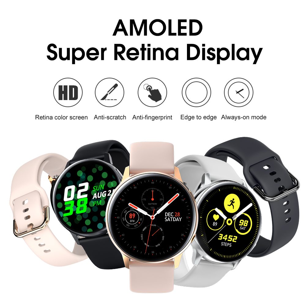 LEMFO SG2 Smart Watch Men Women Custom Dial ECG PPG Wireless Charging AMOLED Full Touch Screen Smart Watch Android iOS