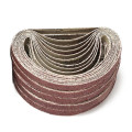 10 pcs 15*452MM Sanding Belts 40-600 Grits Sandpaper Abrasive Bands For Belt Sander Abrasive Tool Wood Soft Metal Polishing