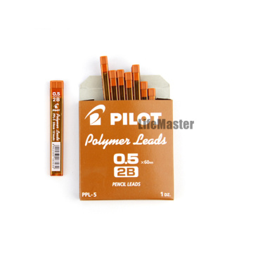 LifeMaster PILOT Polymer Lead 10 Tubes/lot Mechanical Pencil Refills 0.3 mm/0.5 mm/0.7 mm 60mm 2B/HB PPL-3/5/7