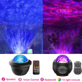 Led Star Galaxy Starry Sky Projector Night Light Built-in Bluetooth Speaker For bedroom decoration child kids birthday present