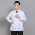 Male doctors wear long sleeves winter coat short white coat hospital massage physician uniform