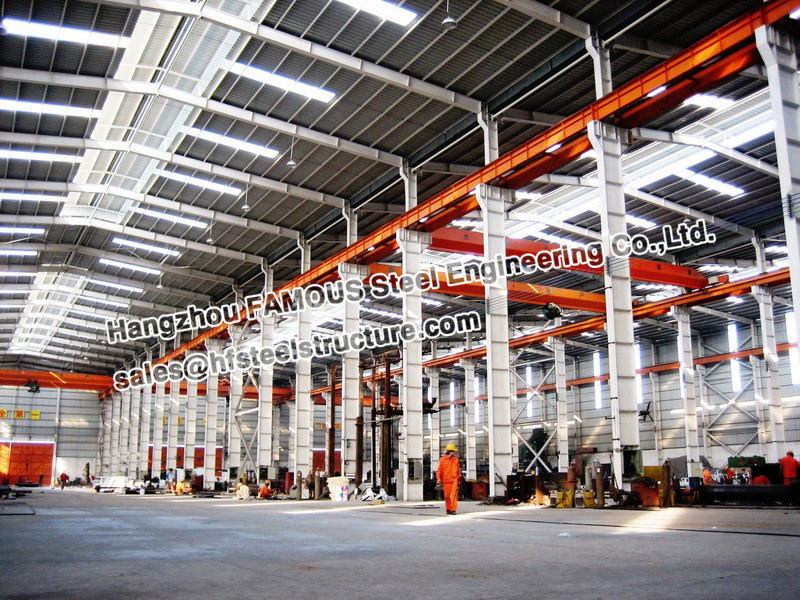 Wide Span Industrial Steel Buildings Light Steel Structure Warehouse