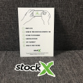 5 Sets/lot In Stock X Green Circular Tag Rcode Sticker Flyer Card Authentic StockX Plastic Buckle for Shoes Accessories