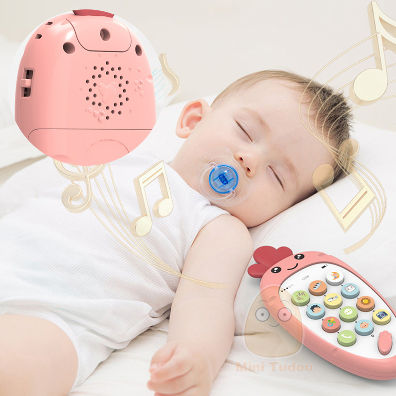 Baby Phone Toy Mobile Phone for Kids Telephone Toy Infant Early Educational Mobile Toy Chinese/English Learning Machine
