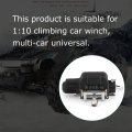 Car model accessories winch control line + single winch green climbing car 90046 D90 SCX10 TRX-4 simulation metal