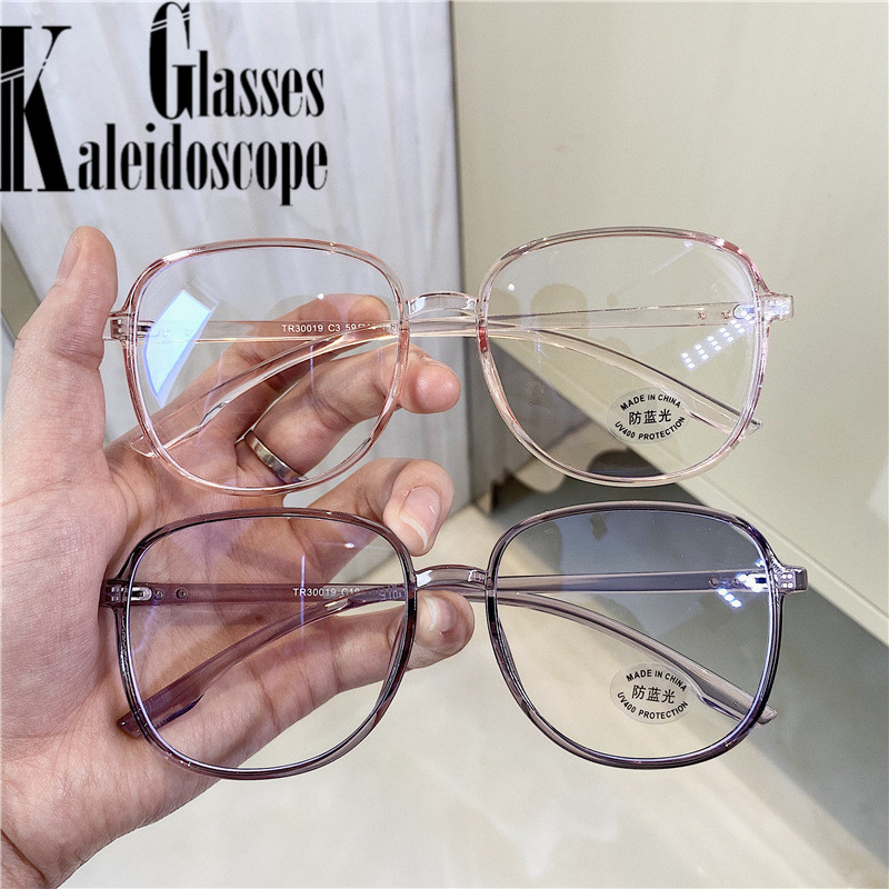 TR90 Anti Blue Light Glasses Frame Women Optical Computer Eyeglasses Men Vintage Gaming Spectacles Frames Transparent Fake Glass