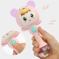 Four In One Music Flashing Sand Hammer Rabbit Gum Music Stick Sooth Kids Toys Baby Teethe Rattle Toy 0-12 Education Bed Bell