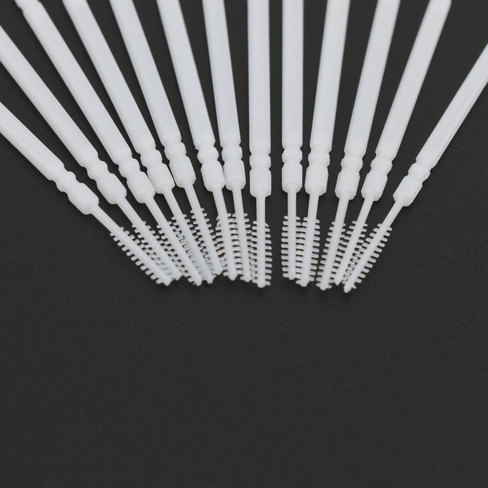 300Pc Nontoxic Toothpicks Portable Plastic 2-Way Toothpicks Interdental Tooth Brush Cleaner Stick Oral Hygiene Toothpicks