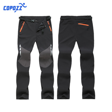 COPOZZ Oversized Men Thin Waterproof Outdoor Pants Soft shell Trousers Camp Fish Trekking Climb Hiking Sport Travel Train