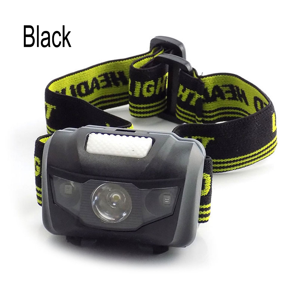 High Bright Mini LED Headlamp 3 AAA Battery Headlight Frontal Flashlight Torch Lamp Frontale for Outdoor Running Fishing Camping