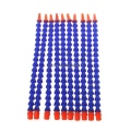 10 Pcs Round Nozzle 1/4PT Flexible Oil Coolant Pipe Hose Blue Orange Aug28 Whosale&DropShip