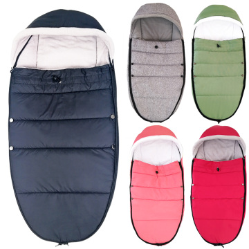 Winter Sleeping Bag Windproof Cover For Stroller Warm Sleepsacks Footmuff Cover Baby Blanket Swaddling Warp 3~24M