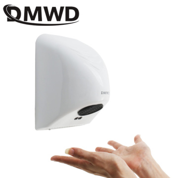 DMWD Hotel Electric sensor jet hand dryer automatic hands dryers Induction hand-drying device Bathroom Hot air wind Blower EU US