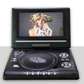 NEW-9.8 Inch Portable Home Car DVD Player VCD CD Game TV Player USB Radio Adapter Support FM Radio Receiving-EU Plug