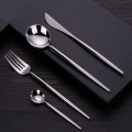Tableware Cutlery Dinner Set Knives Forks Spoons Cutlery Set Stainless Steel Cutlery Rose Gold Dinnerware Flatware Set Dropship