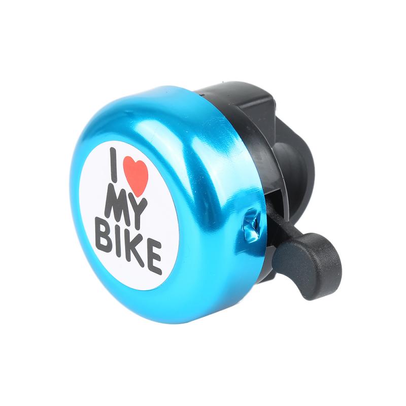 2020 High Quality Bicycle Bells Safety Cycling Bells Metal Ring Bike Bell Horn Sound Alarm "I Love My Bike"Bicycle Bell Low Sale