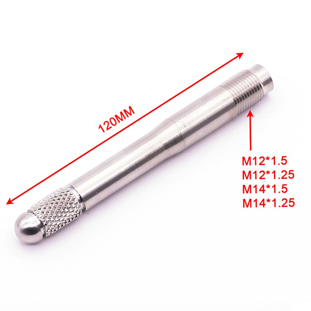 Wheel Hub Bolt Alignment Guide Tool Stainless Type Dowel Pin M12x1.5 M12x1.25 M14x1.25 M14x1.5 Wheel Nuts Tire Install Tool
