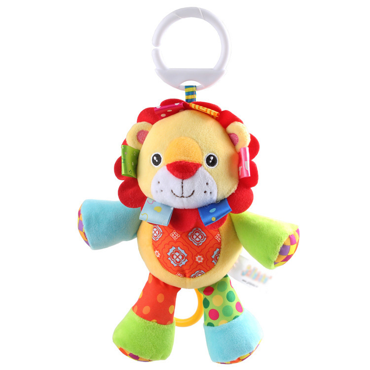 Baby 0-12 Month Rattle Toys Cute Animal Baby Rattles & Mobiles Infant Plush Learning Products Kids Gift for Children