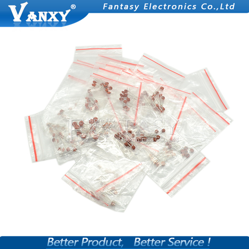 30 valuesX10pcs=300pcs Ceramic capacitor 2PF-0.1UF component diy samples kit new and original