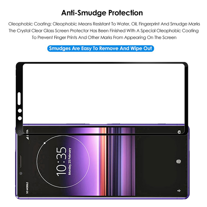 4-in-1 Camera + Tempered Glass For Sony Xperia 1 Screen Protector Glass On Sony Xperia 1 protective Glass