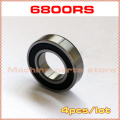 4pcs radial shaft 6800ZZ ball bearing 10*19*5 10x19x5mm metal shield 6800Z deep groove ball bearing F6800ZZ 6800RS 61800RS F6800