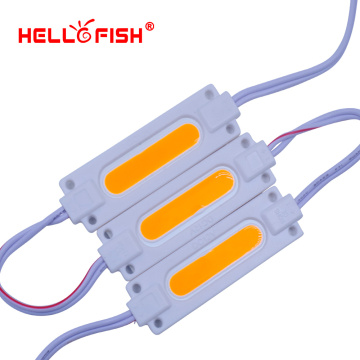 Hello Fish 20pcs DC12V COB LED Modules 7020 Advertising Modules Luminous characters, backlight modules IP65 Waterproof