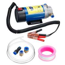 12V 100W Car Electric Portable Motor Diesel Oil Transfer Pump Oil Extractor Suction Pump Oil Fluid Diesel Electric Siphon