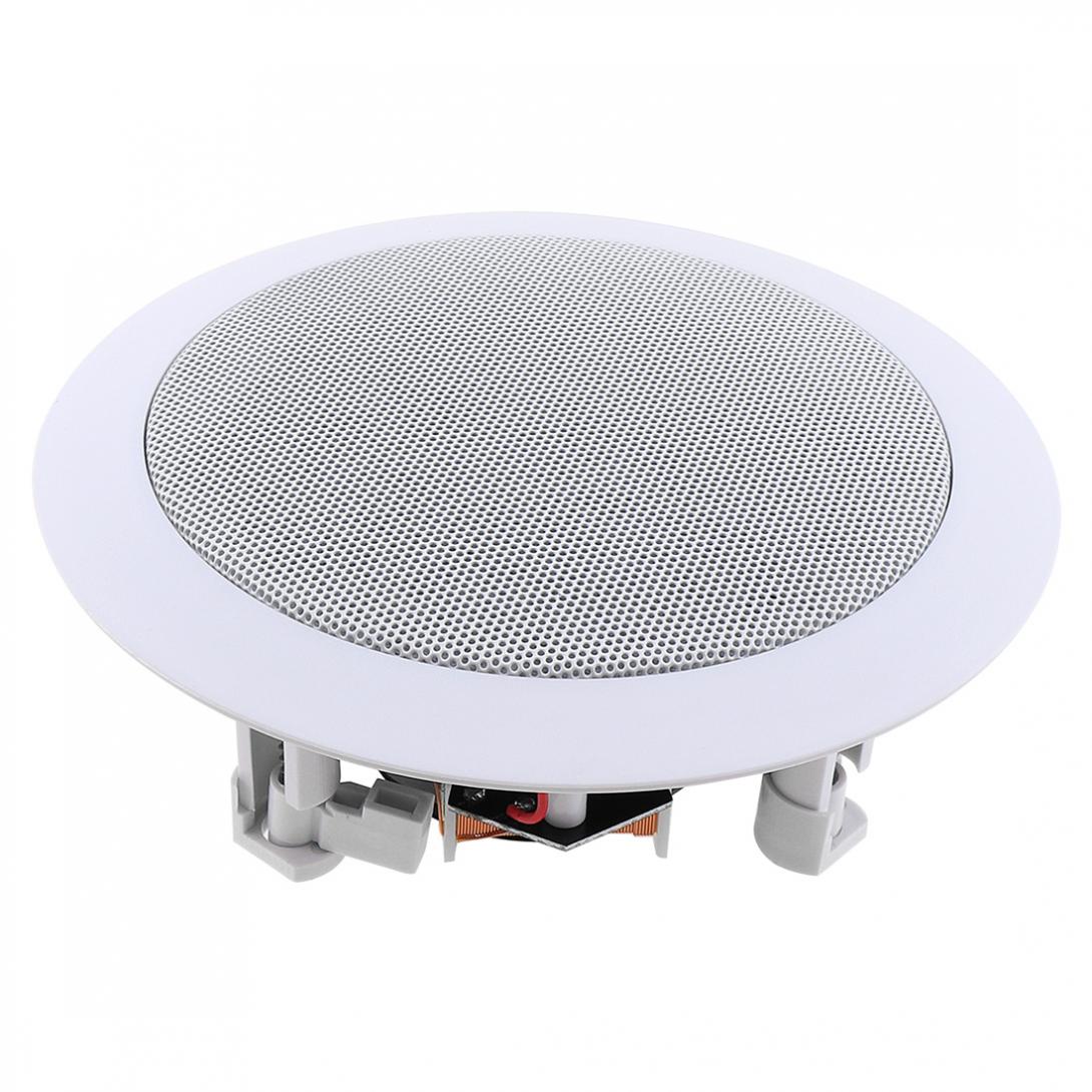 5 Inch 20W Coaxial Fixed Resistance Radio High Fidelity Ceiling Speaker Public Broadcast Background Music Loudspeaker for Home