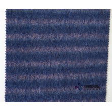 Stripe Design Alpaca Blended Coat Fabric