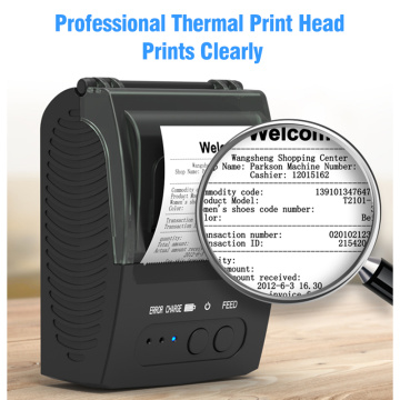 58mm Mini Thermal Receipt Printer Machine Portable Bluetooth Ticket Pocket Pos Printers For Mobile Android iOS Phone Windows