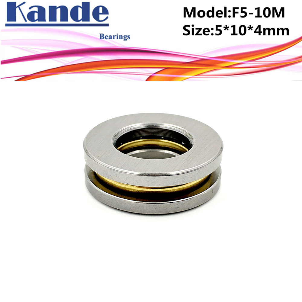 4pcs F5-10M 5x 10 x 4mm F5-10 high quality Miniature planar bearing 5x10x4 mm Axial Ball Thrust Bearing