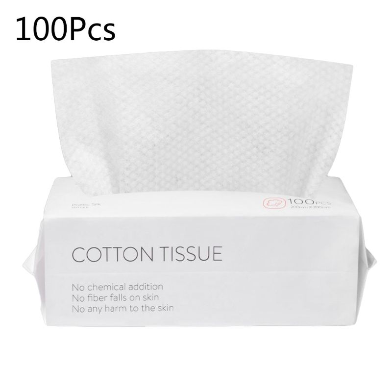 50/100pcs Disposable Face Towel Travel Cotton Makeup Wipes Facial Cleansing Cotton Tissue