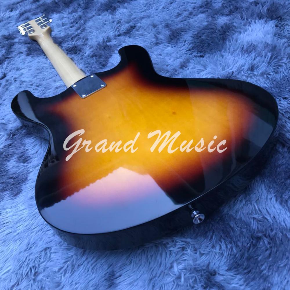 Custom JR Guitar Mos Model Metallic Electric Guitar in Sunburst
