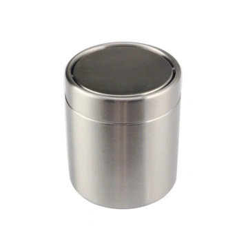 Brushed Stainless Steel Mini Countertop Trash Can China Manufacturer