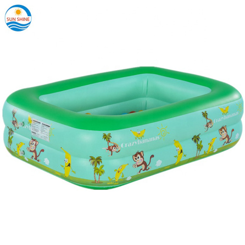 Outdoor Plastic Banana Rectangular Inflatable Baby Pool for Sale, Offer Outdoor Plastic Banana Rectangular Inflatable Baby Pool