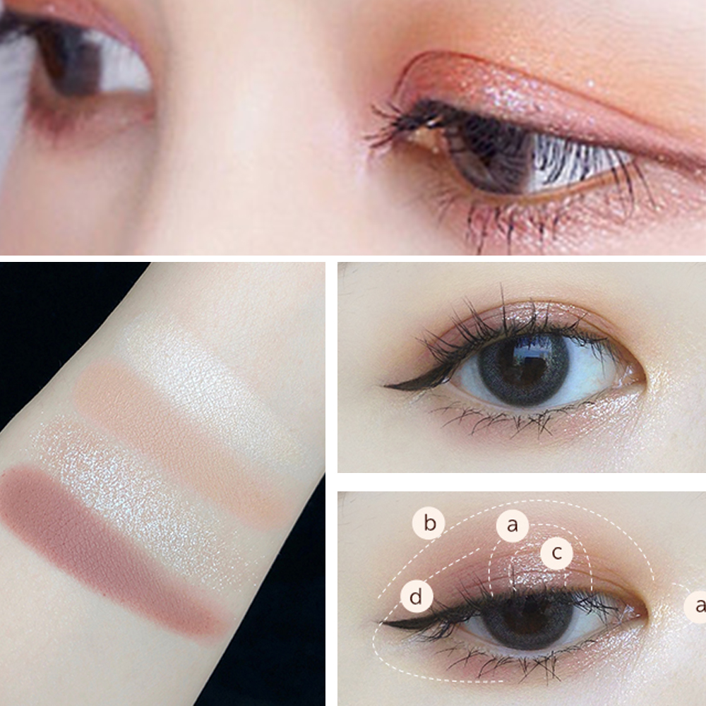 Eyeshadow Palette Multi-colors Scorched Matte effect2