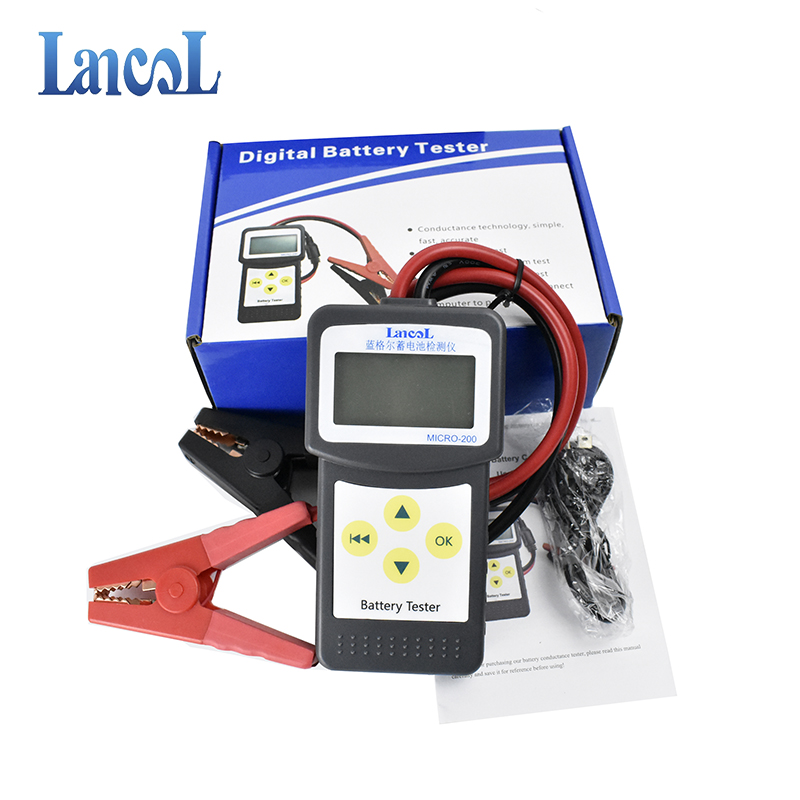 Lancol Micro200 Car Battery Tester Automotive Alternator Tester Digital Auto Battery Analyzer Charging Cranking System Tester